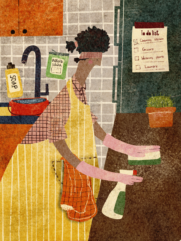 #14 Cleaning the kitchen